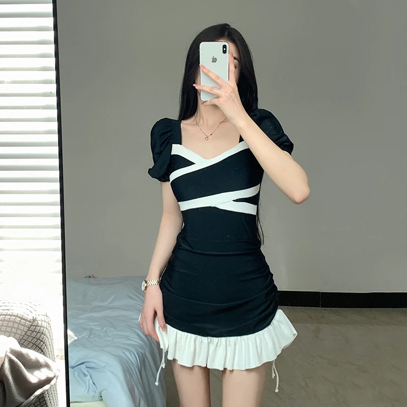 EDOFISH【单程旅行】2023韩版新款显瘦遮肉温泉泳衣女保守又好看