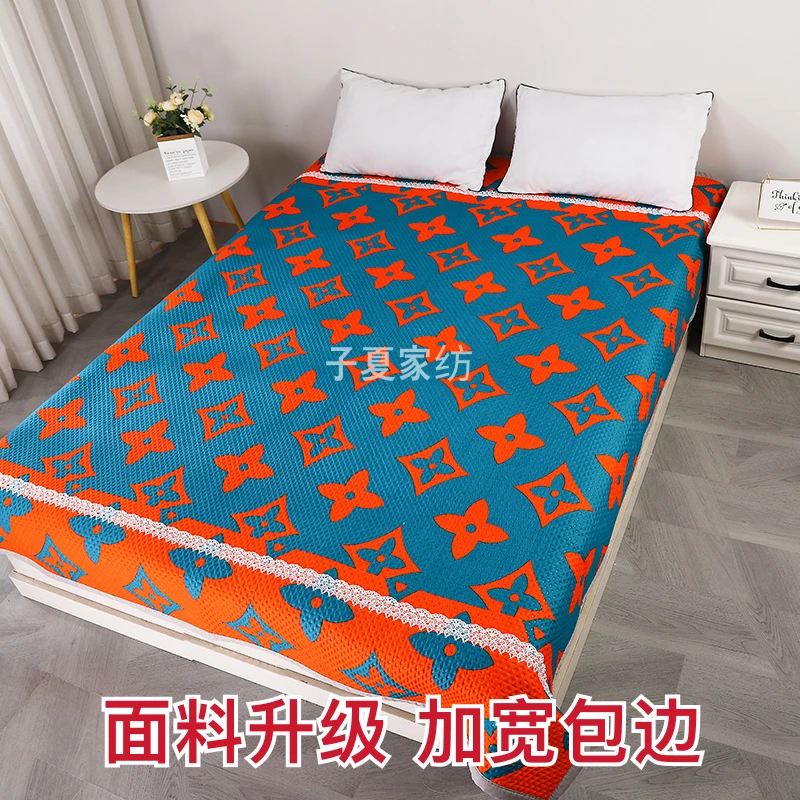 四季单人床盖榻榻米双面床单不滑床双面水洗褥三层透气加厚宿舍