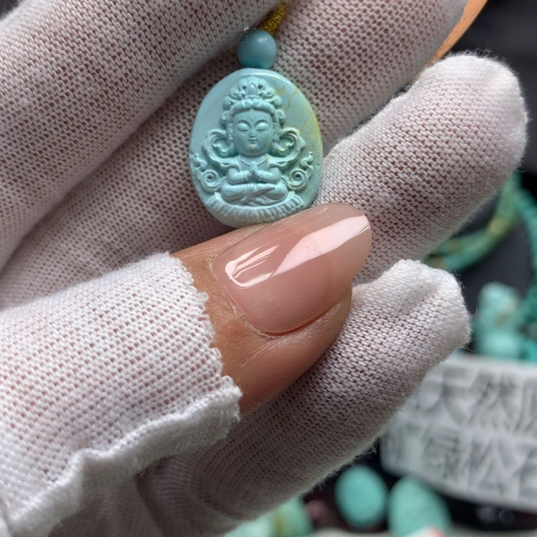 绿松石挂件未镶嵌