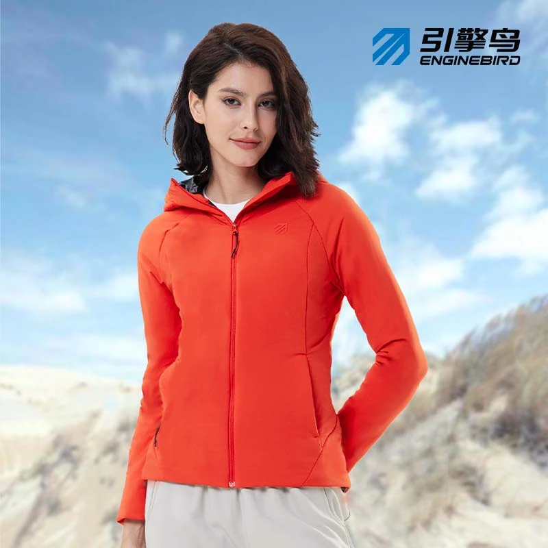 引擎鸟新品轻量棉服石墨烯连帽春秋冬登山冬季保暖防风防泼水连帽