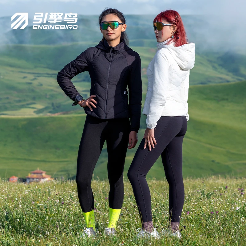 引擎鸟傲雪加厚磨毛保暖紧身长裤舒适轻薄弹力户外马拉松跑步运动