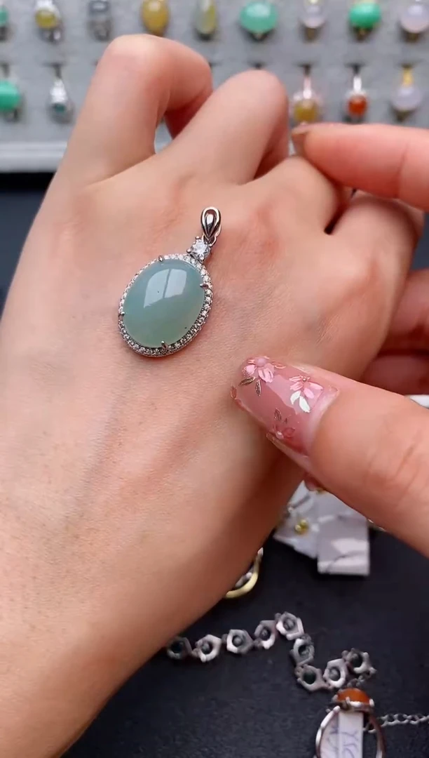 【闪购商品】翡翠戒指银S925镶嵌1111