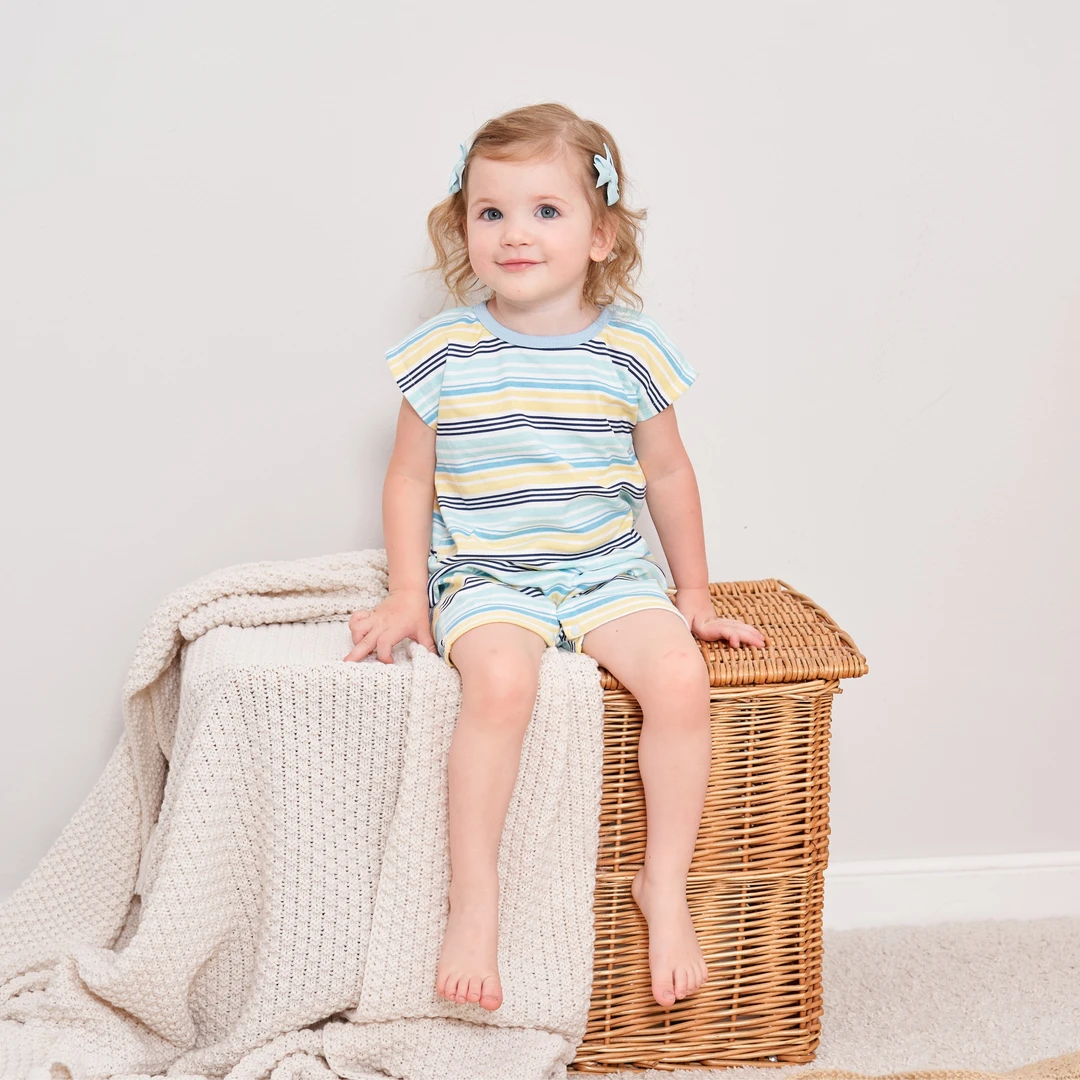 嗨baby 婴幼儿衣服夏天夏季薄款宝宝连体衣男女短袖哈衣爬服夏装