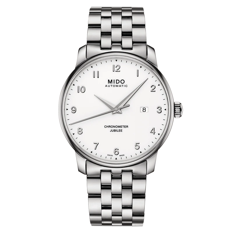 95新 Mido/美度 贝伦赛丽M037.608.11.012.00男士机械腕表径42mm