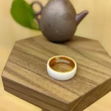 合金陶瓷戒指 乾坤圆满圈戒指手工复古创意饰品（外白内黑）