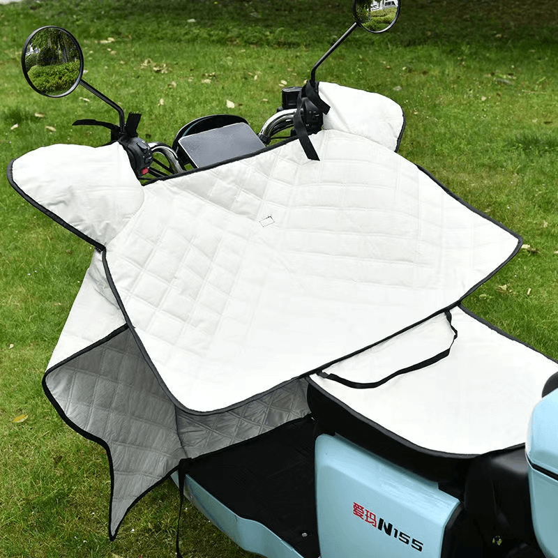 电动车挡风被夏季防紫外线遮阳防晒电瓶摩托车薄款防水隔热防风罩