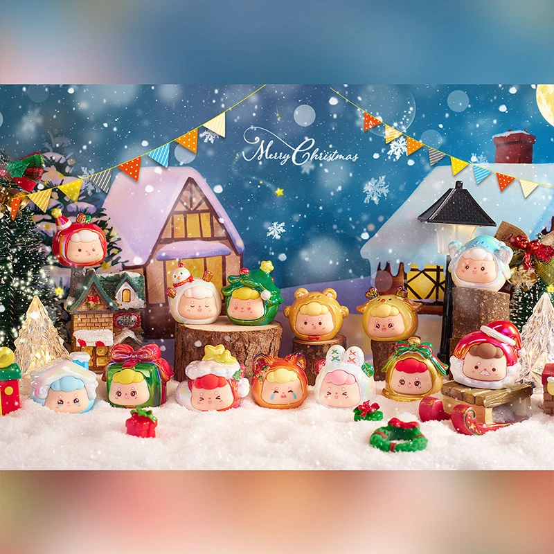 【拆盒】PUPU圣诞狂欢可爱萌粒惊喜盲盒