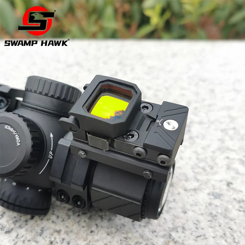 SWAMP HAWK/沼泽鹰HD3X30短款单筒望远镜三倍十字镜侧装红点组合