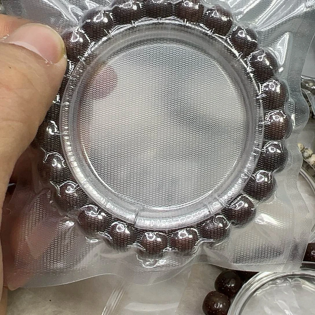星月菩提手串69殿堂嗷嗷爆透粉冰星月菩提单圈10×9