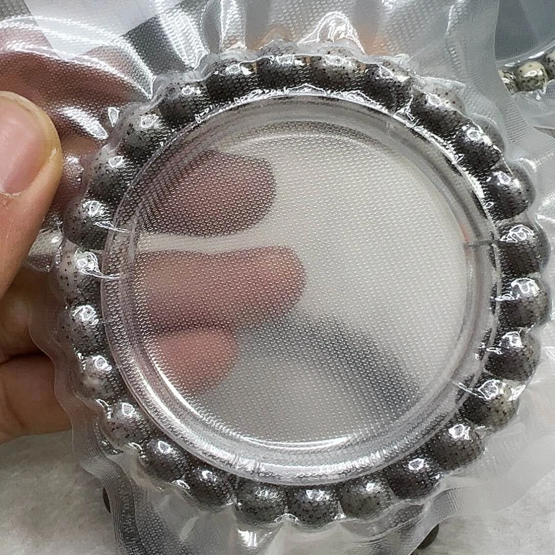 星月菩提手串18殿堂大眼睛黑冰石玉星月菩提单圈98