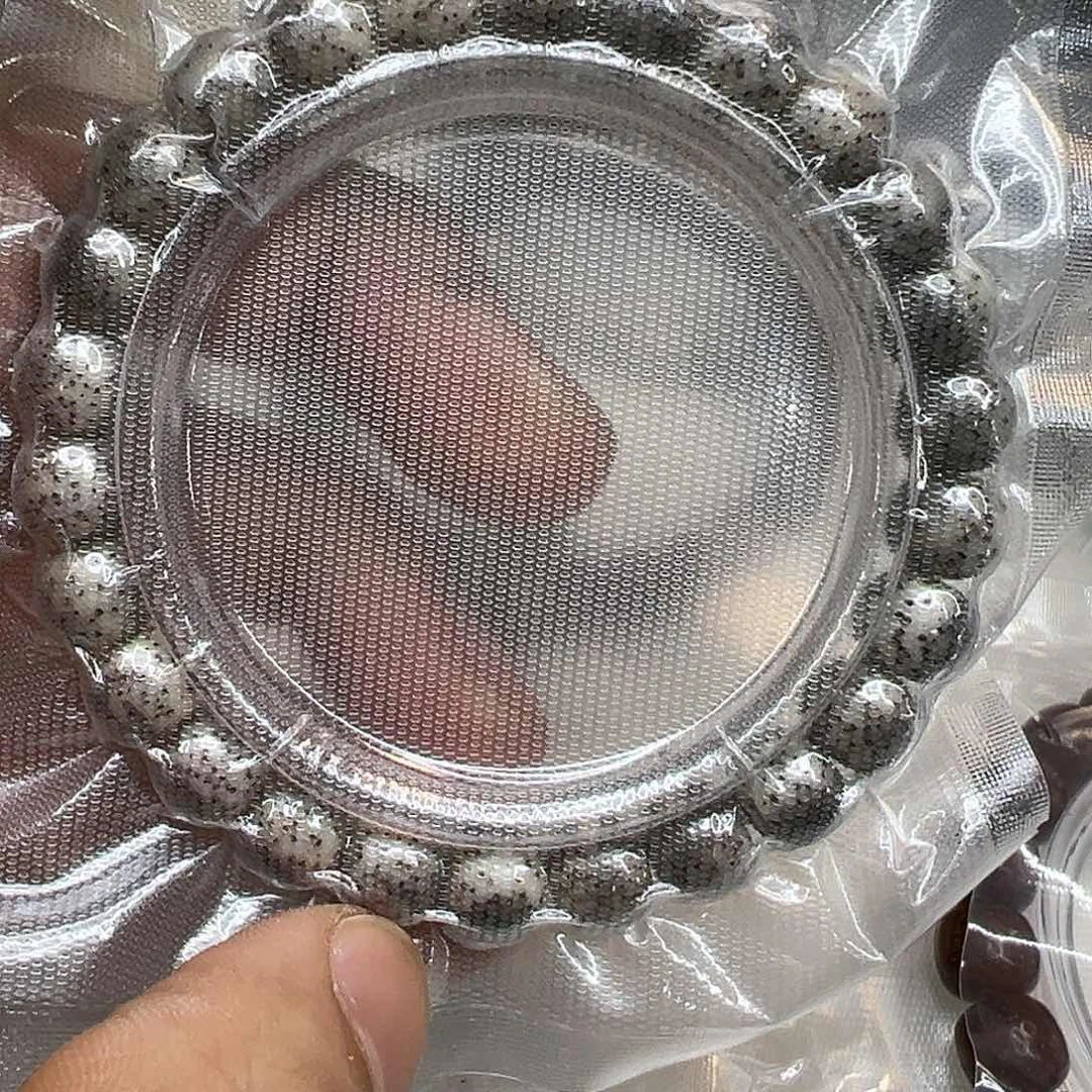星月菩提手串75传说月留白石玉星月菩提单圈98