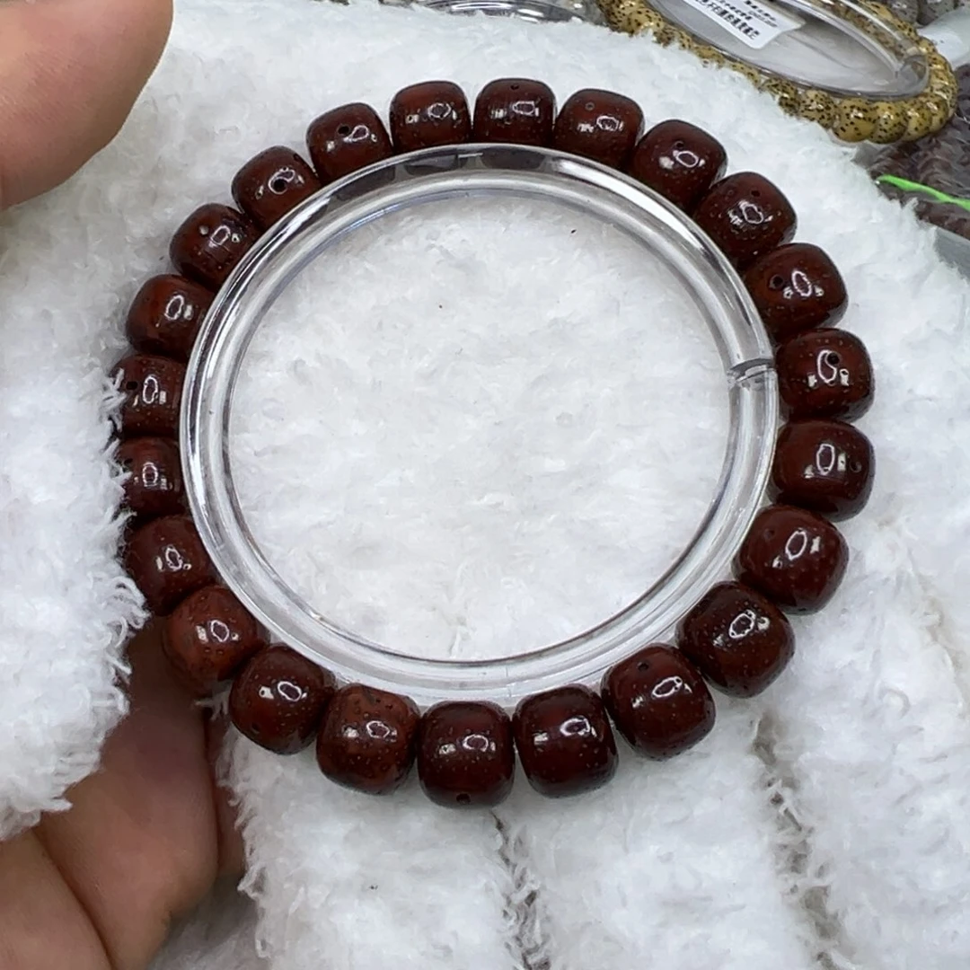 星月菩提手串43骑士巧克力星月菩提单圈10×9