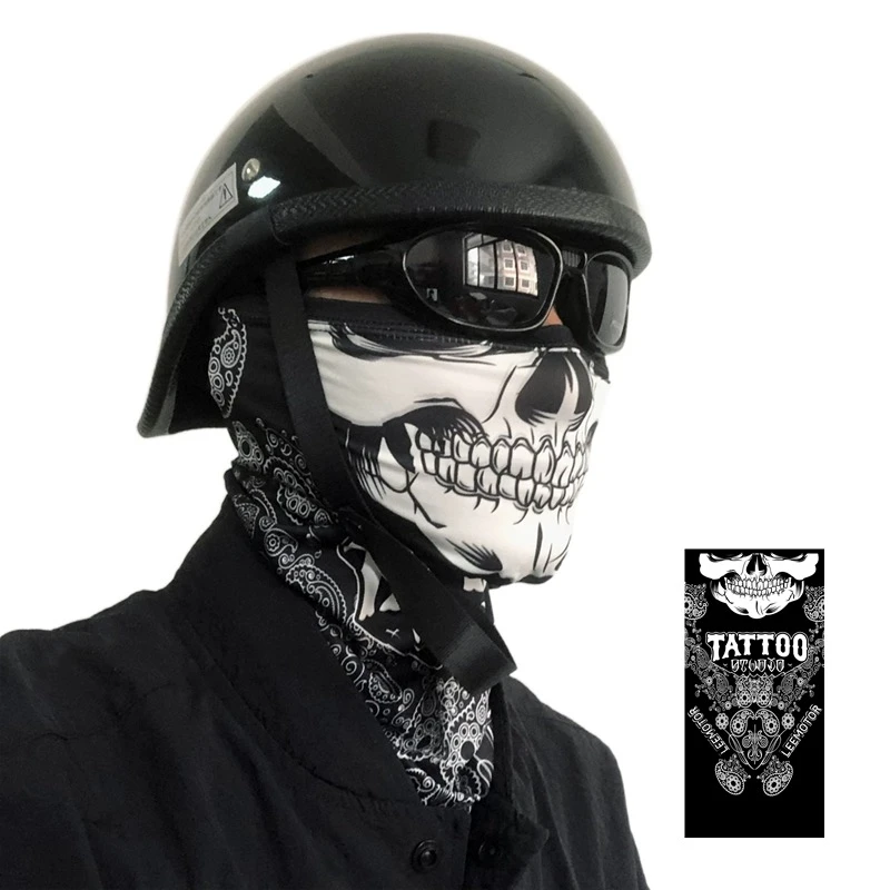 男士防晒面罩百变头巾人脸骑行面巾魔术头巾网红摩托车遮脸户外夏