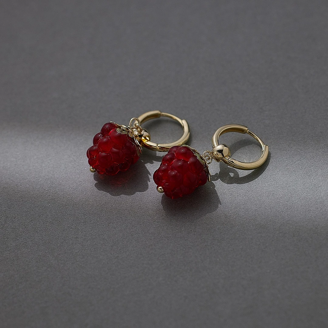 铜合金琉璃耳饰 原♠订（LY 1986）~时尚耳环