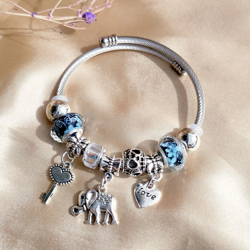 新款轻奢爱心小象手链小众设计高级感闺蜜手环