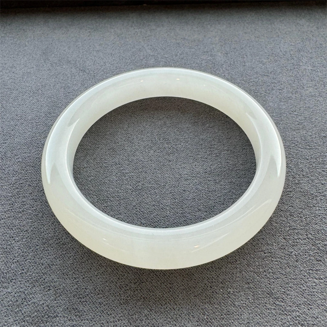 【欣妈珠宝】5552*野牛沟羊脂白玉手镯