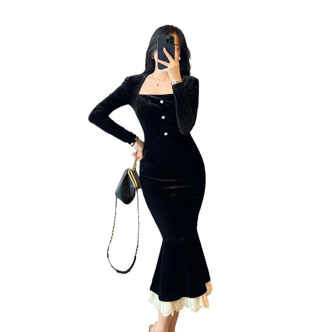 【2001-2100】冉星时尚气质高贵连衣裙