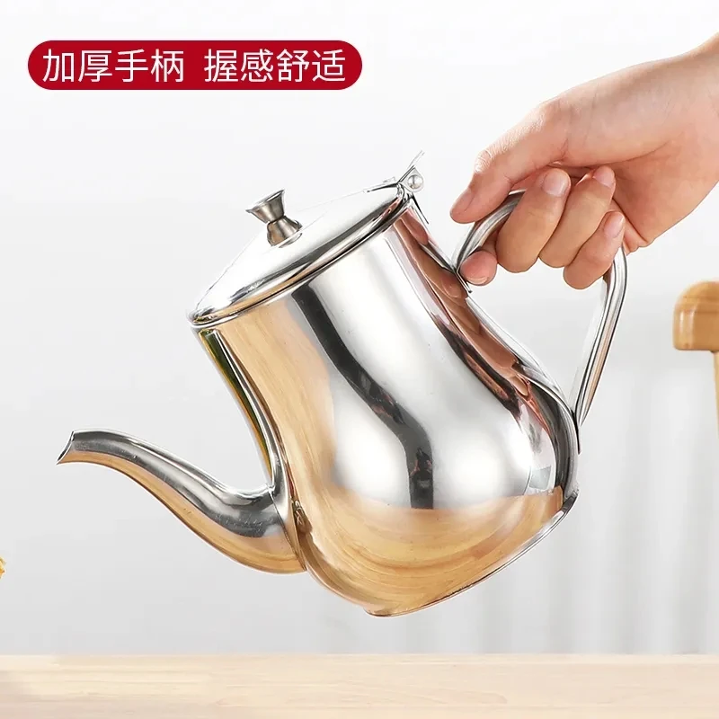 加厚316不锈钢大油壶安士壶厨房调味罐过滤网带盖防漏家庭用油罐