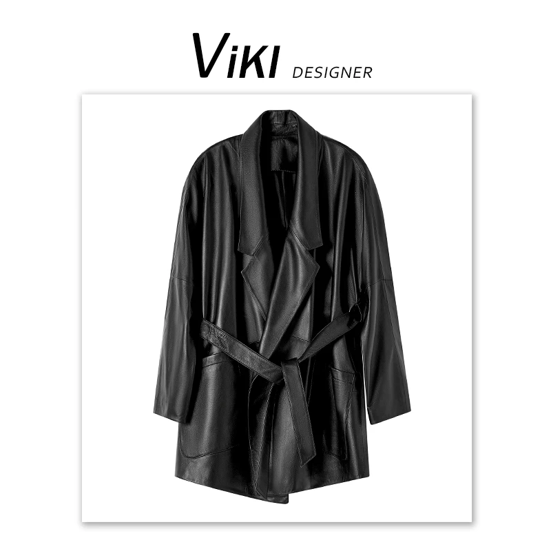【VIKI服饰】2024新款外套皮衣通勤时尚休闲气质女装VK-01