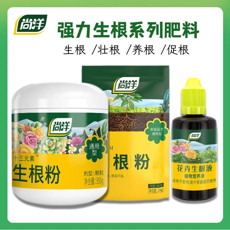 尚洋快速生根粉植物通用生根剂扦插用树木烂根死苗弱苗叶面肥