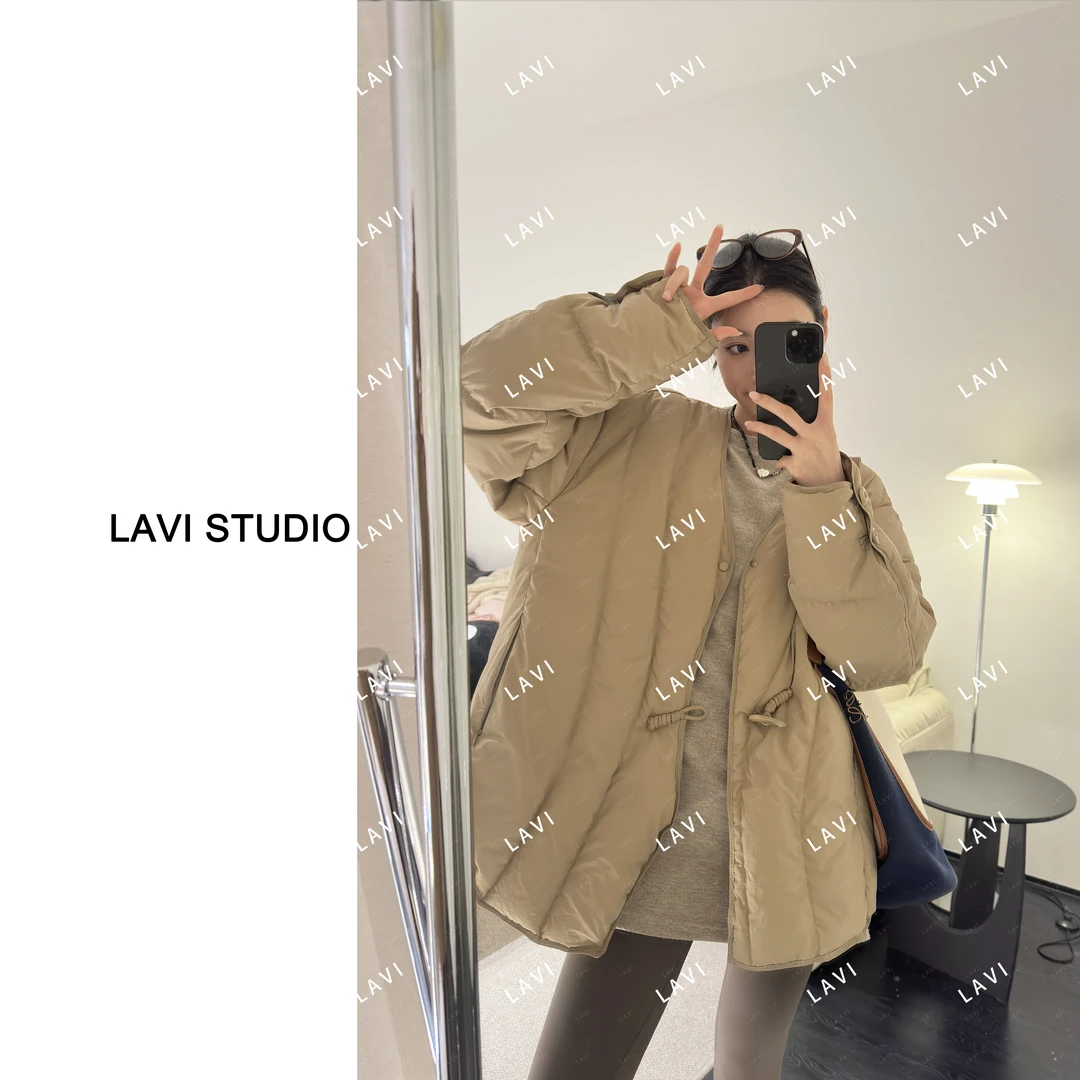 乡野麦田 秋冬ins复古时尚休闲百搭宽松棉服8906