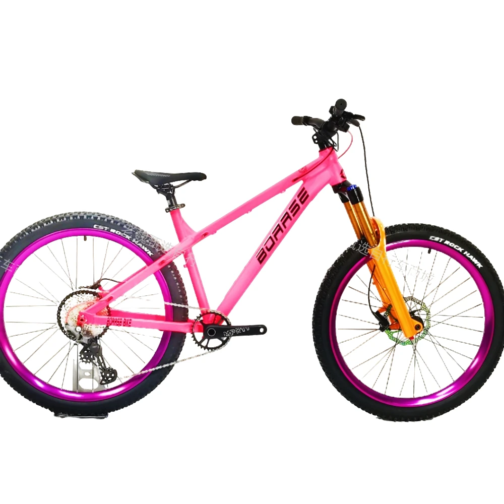 新款博睿思BOARSE硬尾桶轴快拆AM速降街车架林道车架速降自行车