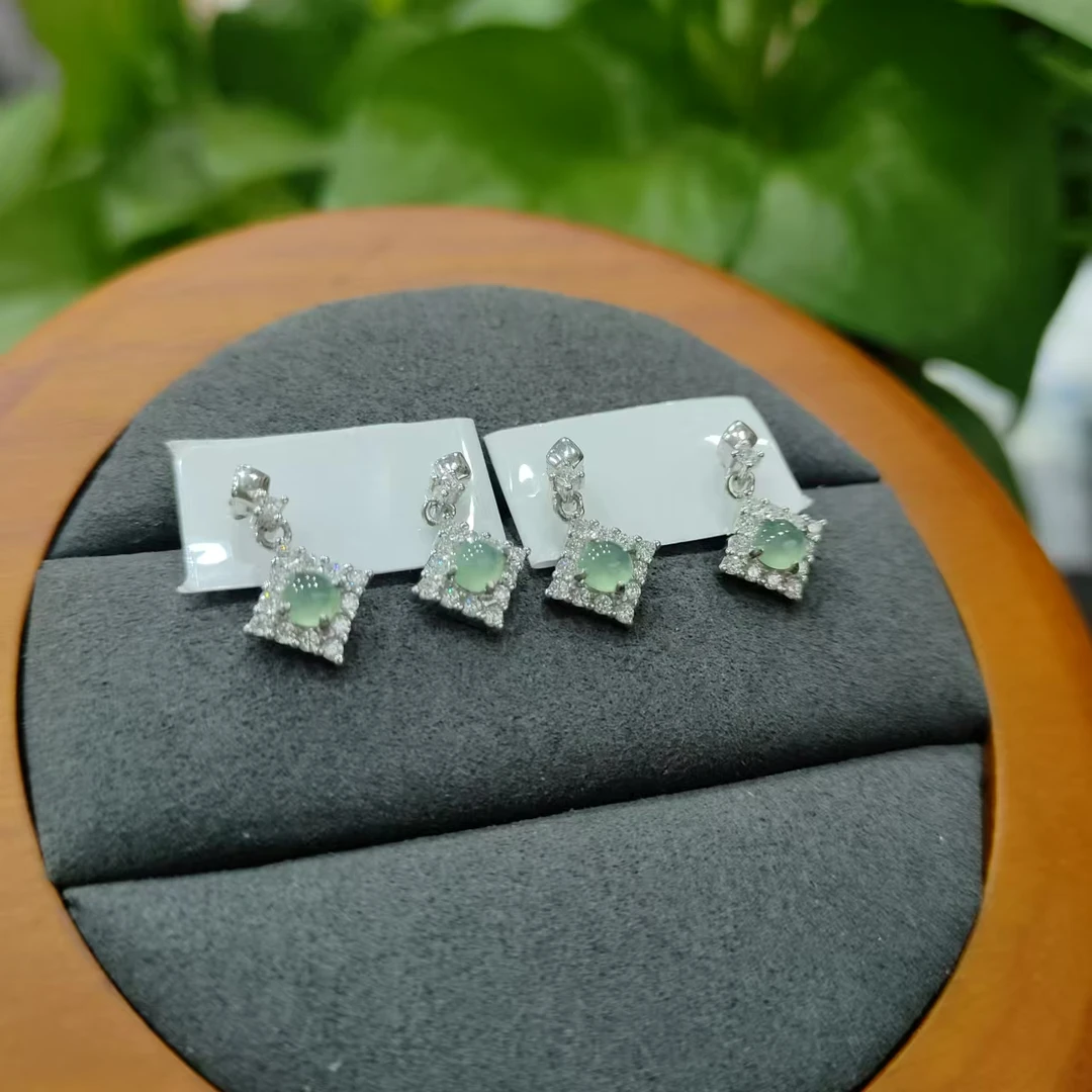 【老王好物优选】天然缅甸A货翡翠耳饰多样性发一469520