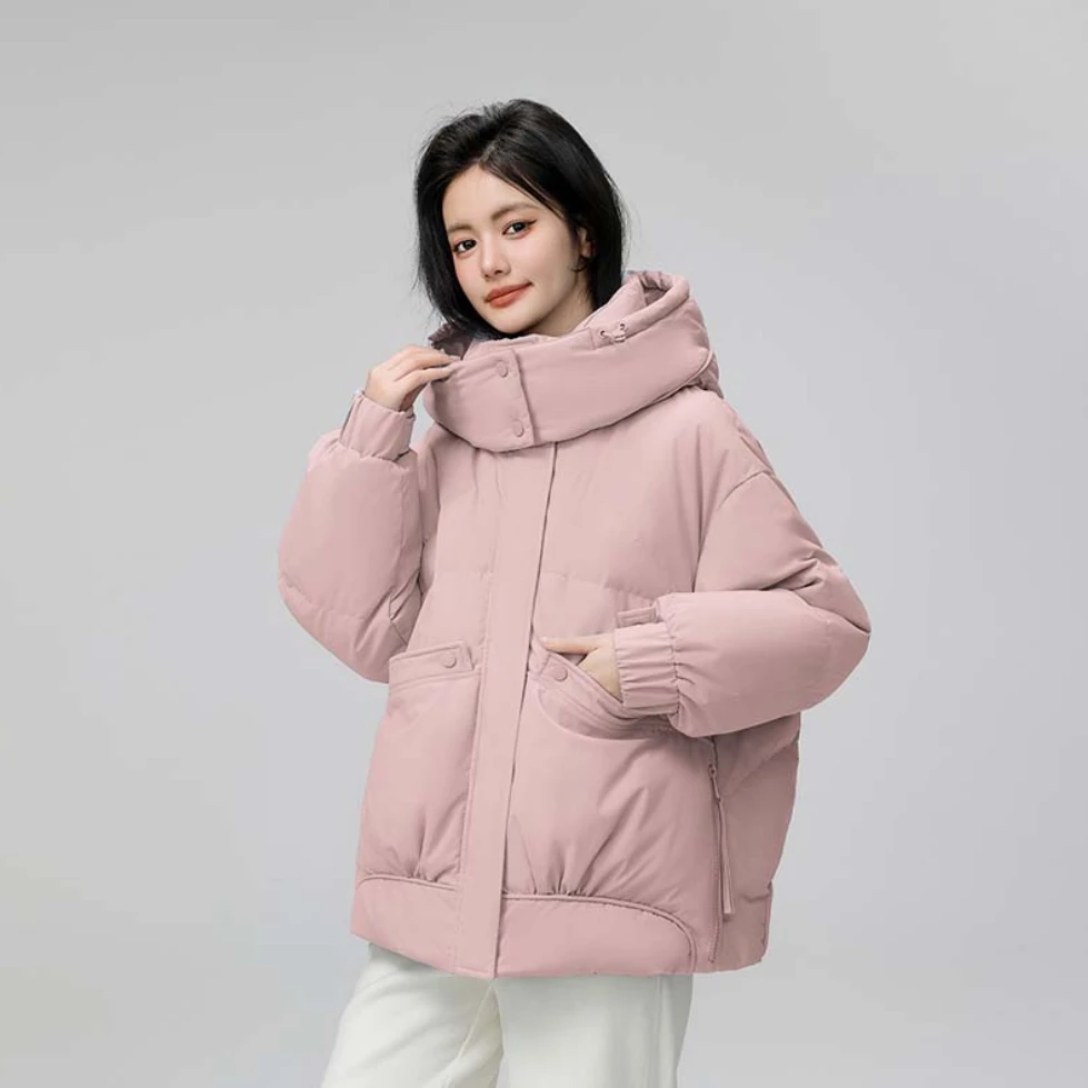 YAYA/鸭鸭【严选】羽绒服2024冬季保暖运动时尚女款鸭绒YE3B635137P