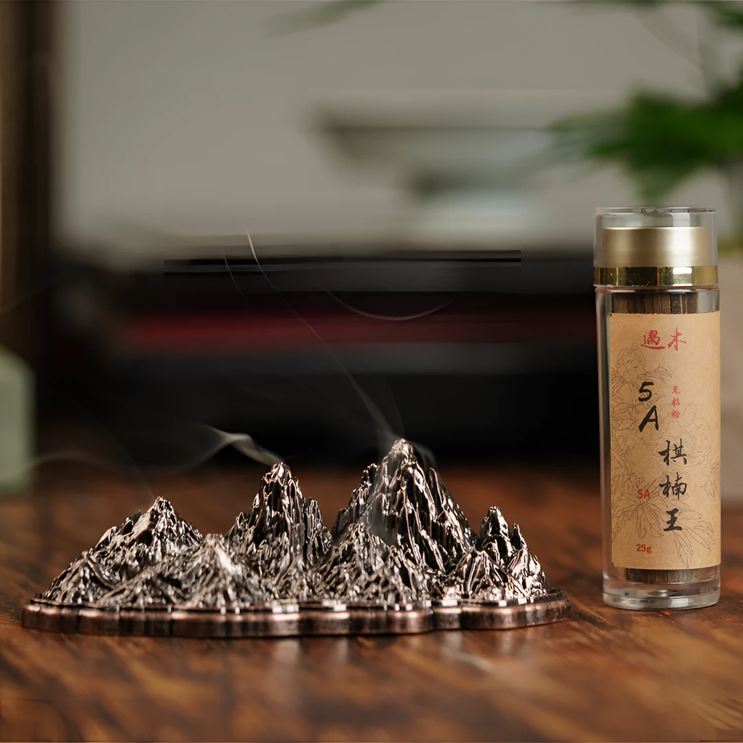 高阶·天然正宗莺歌绿棋楠无粘粉沉香线香（25克装）