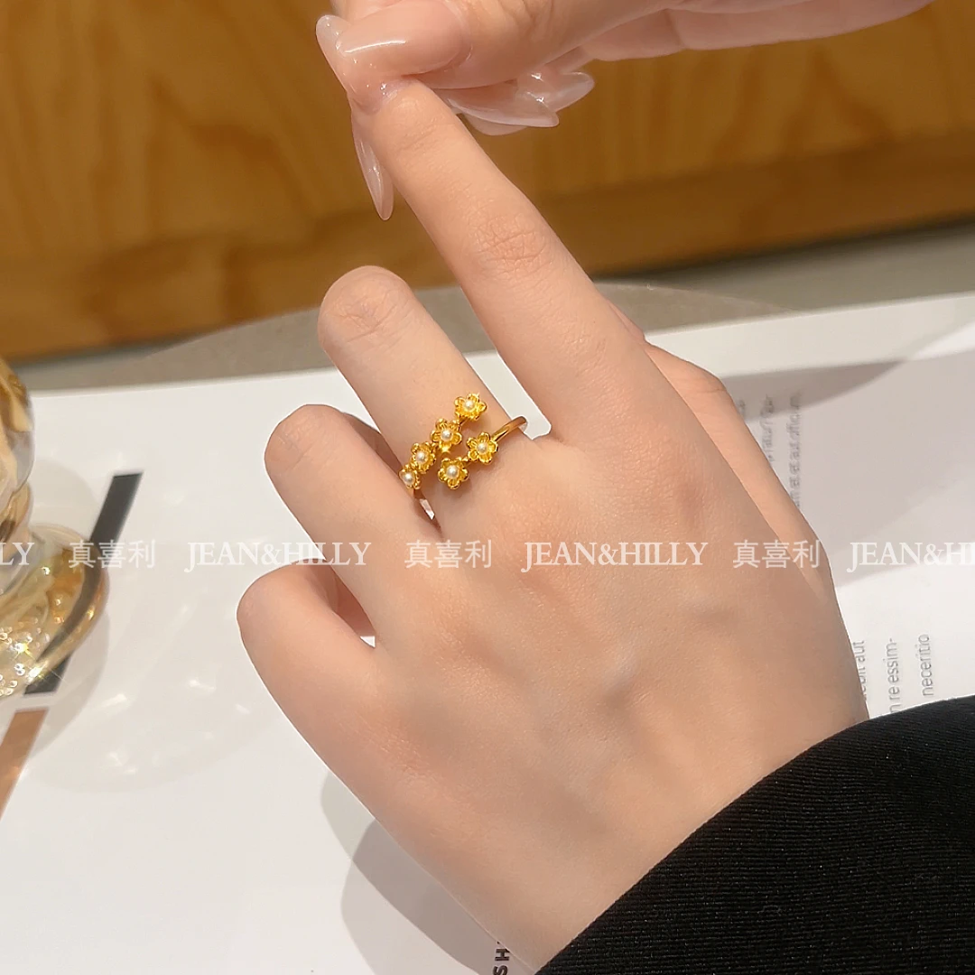 【桂花】戒指 真喜利 新款原创小众设计 气质 百搭不撞款