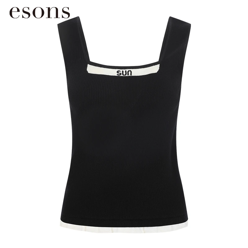 esons/爱城市无袖针织毛衣背心34685050