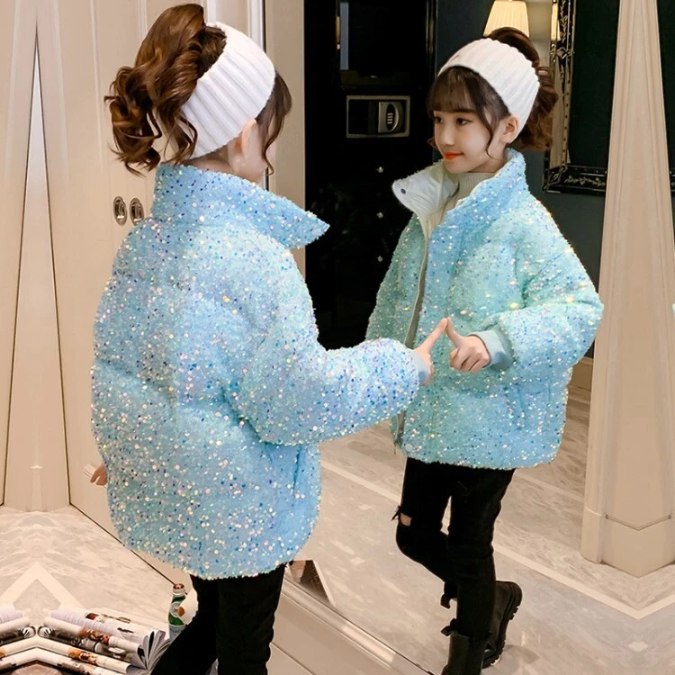 洋气小女孩时髦外套女童棉服2023新款爆款儿童加厚外套女宝冬季外