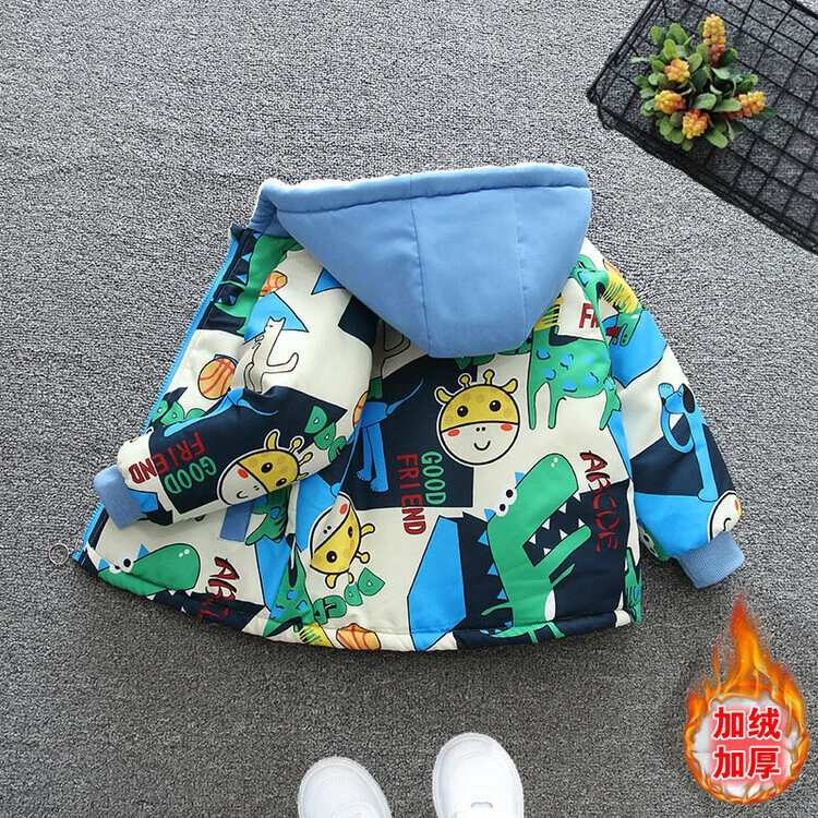 小男孩棉服加厚棉衣男童男童冬季外套爆款2023新款男童外套冬款保