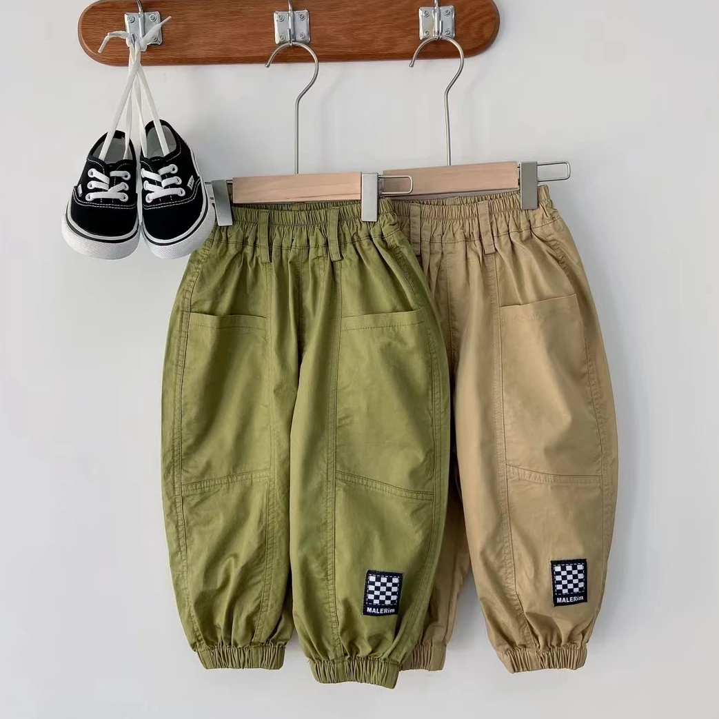 男童长裤子薄款夏装2024新款小男孩裤子夏季休闲宝宝裤童装潮夏款