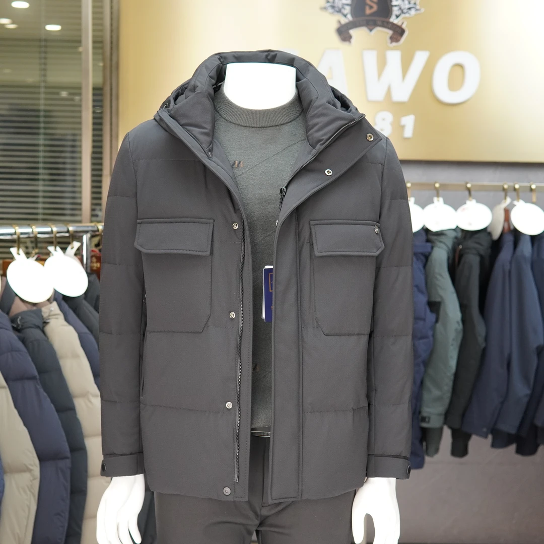 飒沃DY9709 黑色羽绒服