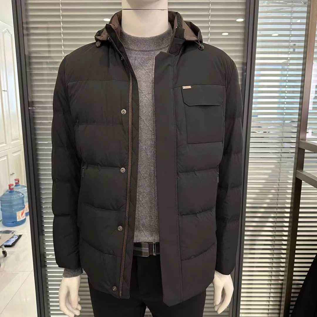 飒沃DY9658 黑色羽绒服