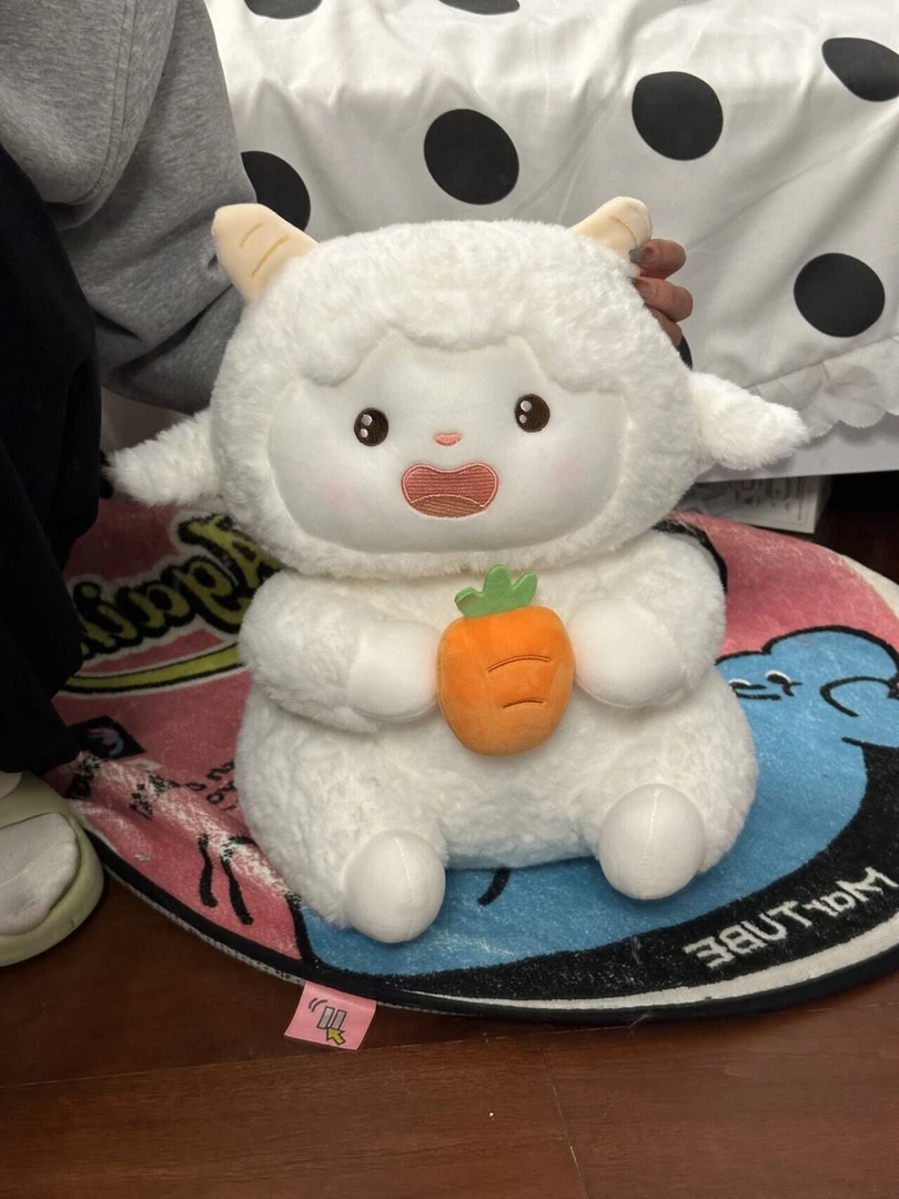 【00和猫】摇头小羊玩偶可爱头可旋转毛绒玩具送女生生日礼物公仔
