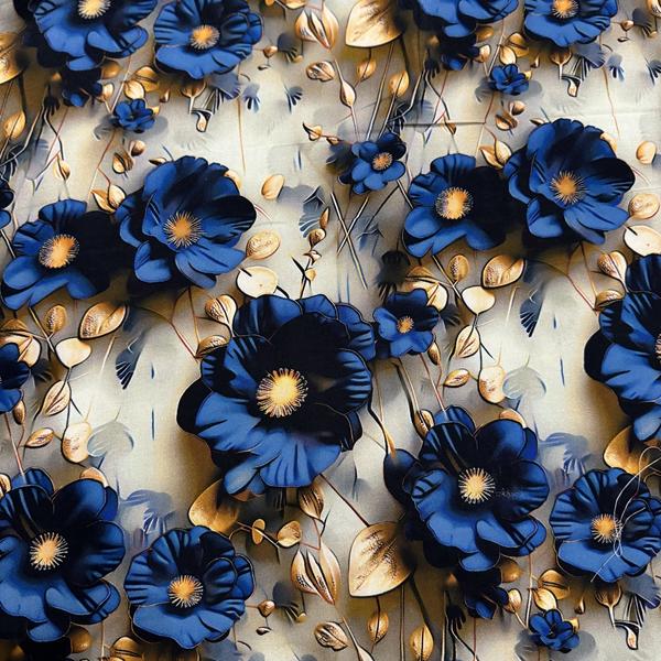 《小伟设计》沾花弄月25号棉绸面料布料 定制商品不支持退换