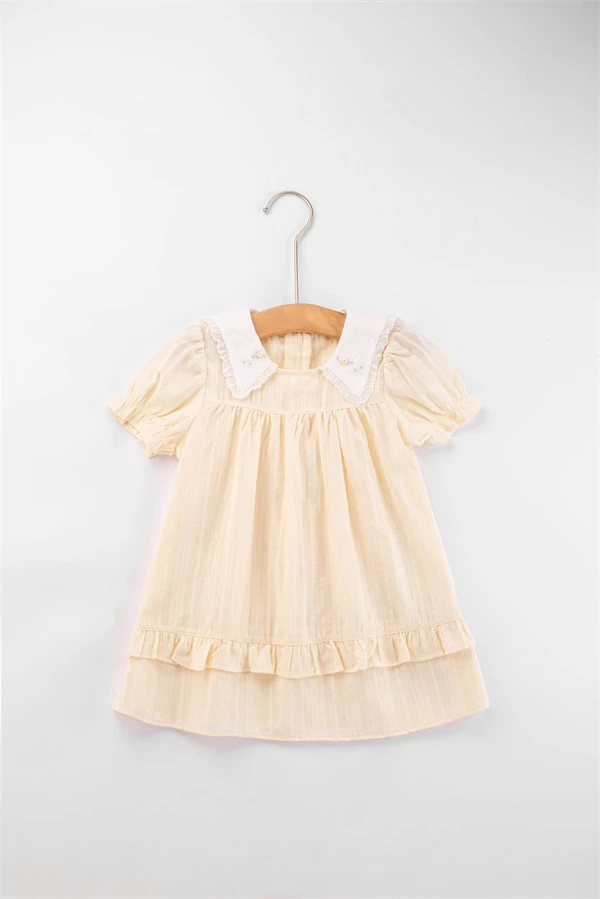 【原法D】雪柳连衣裙女中小童裙子QL324