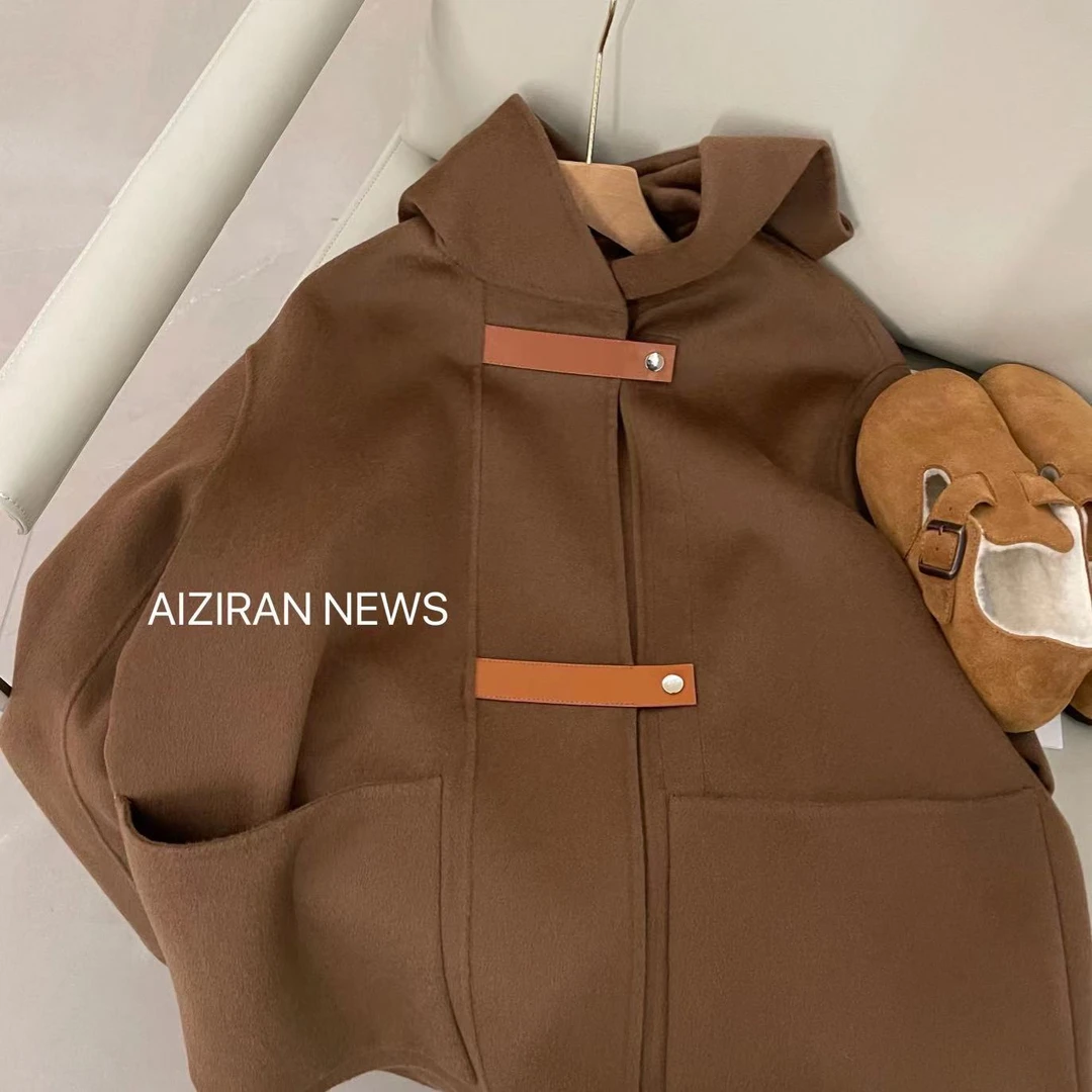 AJDE｜【年度清仓】太妃糖撞色扣大衣 01