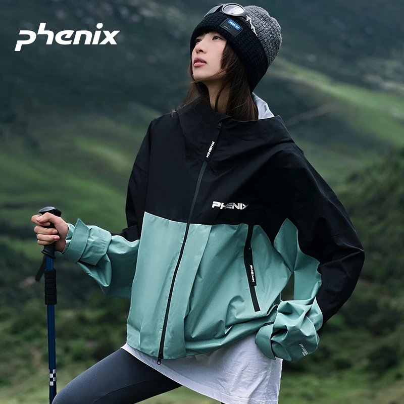 phenix菲尼克斯户外冲锋衣短款防风防水登山徒步骑行休闲运动外套