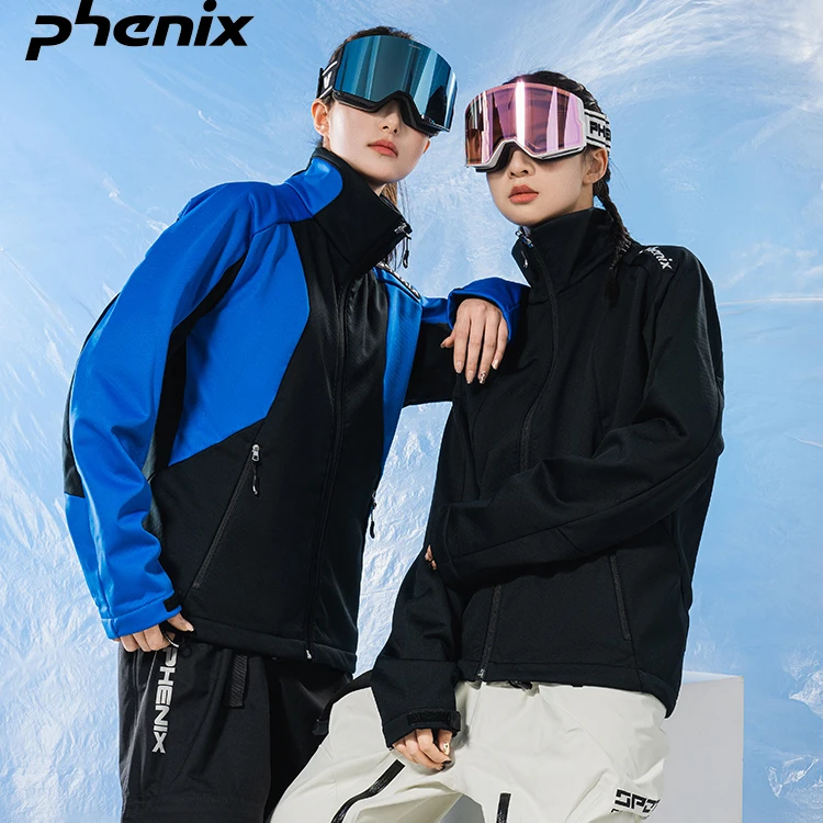phenix菲尼克斯 男女软壳抓绒衣滑雪中层加厚保暖卫衣