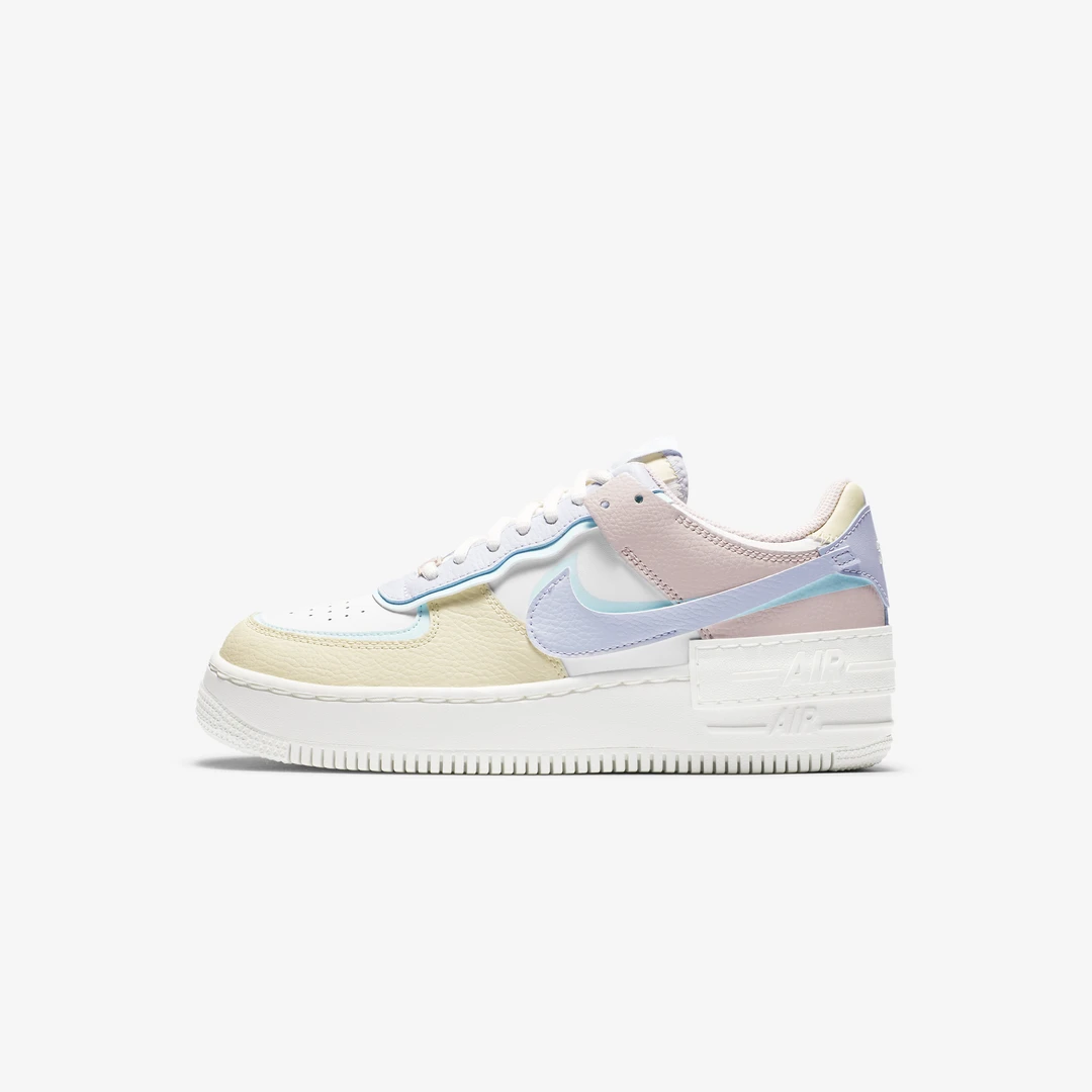 耐克女鞋经典系列W AF1 马卡龙糖果色系空军1号CI0919-106