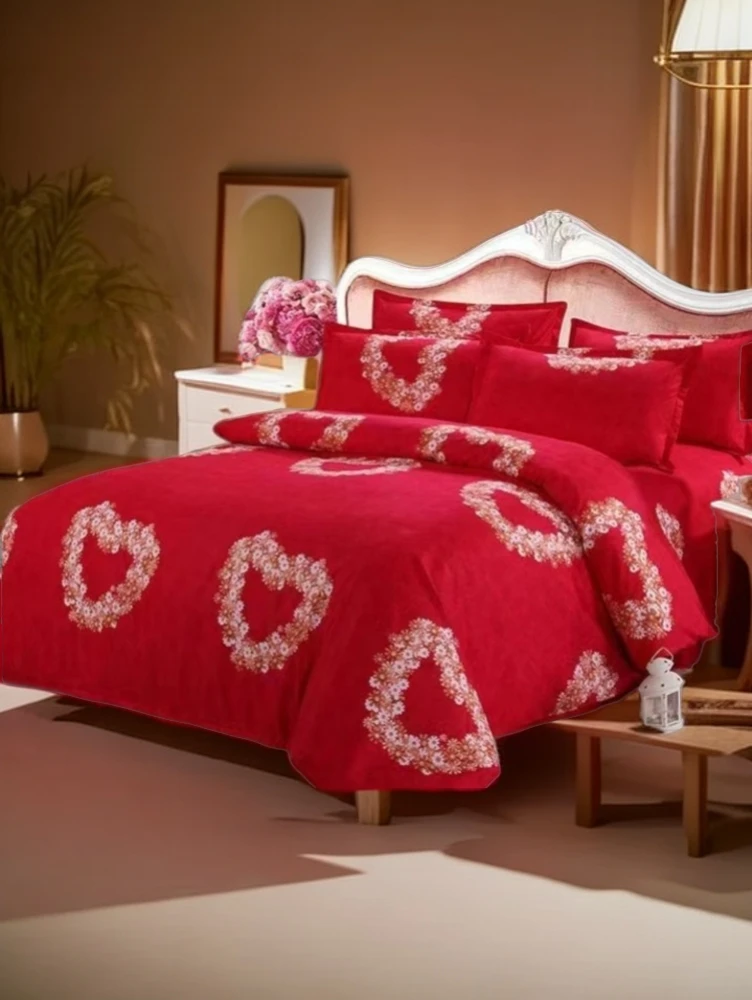 爱心玫瑰床单2米*2.3米