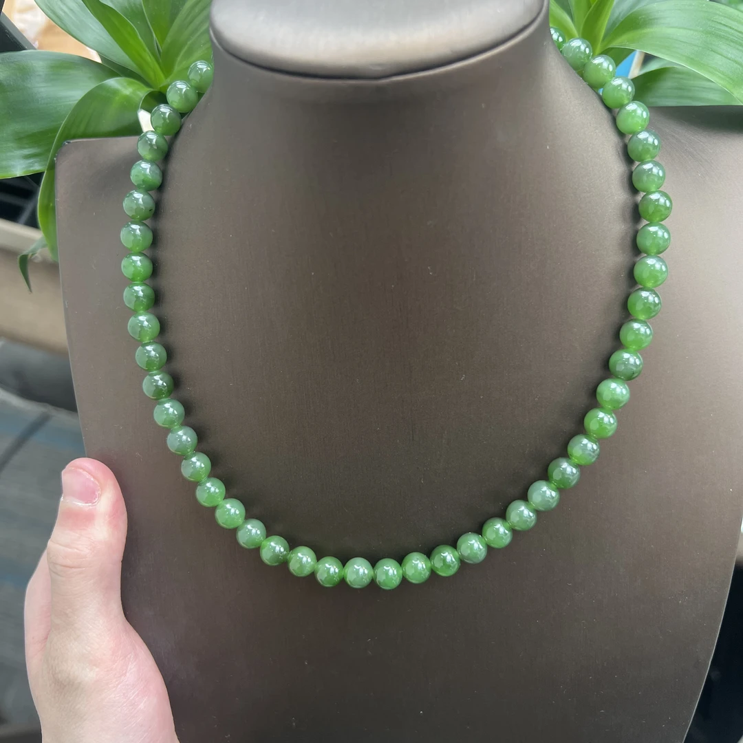 天然和田玉碧玉妈妈链拍一发一多样性发货卡8左右