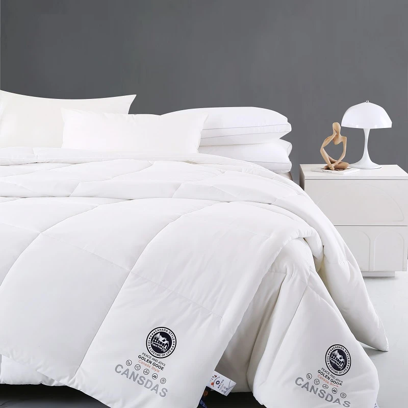 【小周补贴】冬被防羽羊绒蛋白被2米*2.3米 6斤吸湿酒店亲肤加厚