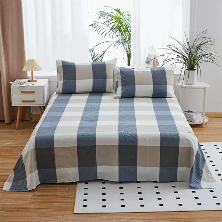 纯棉床单 单品斜纹棉家用床单（以直播间实物为准）加厚简约布床