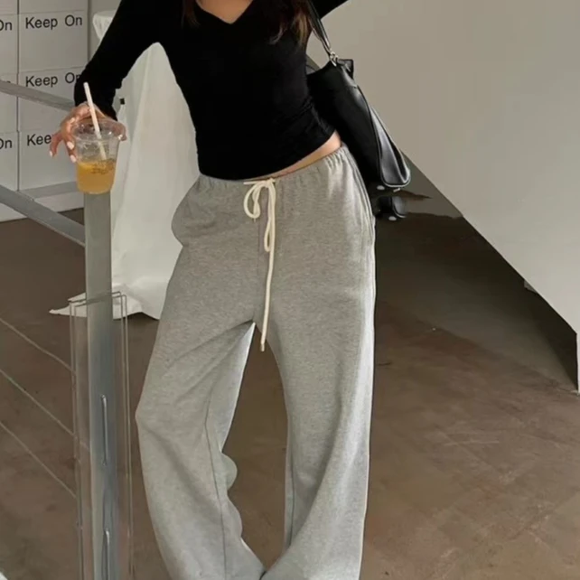 【茉舍】 GENTLE THORNS 超显腿长直筒卫裤 24CSYDCKL-760