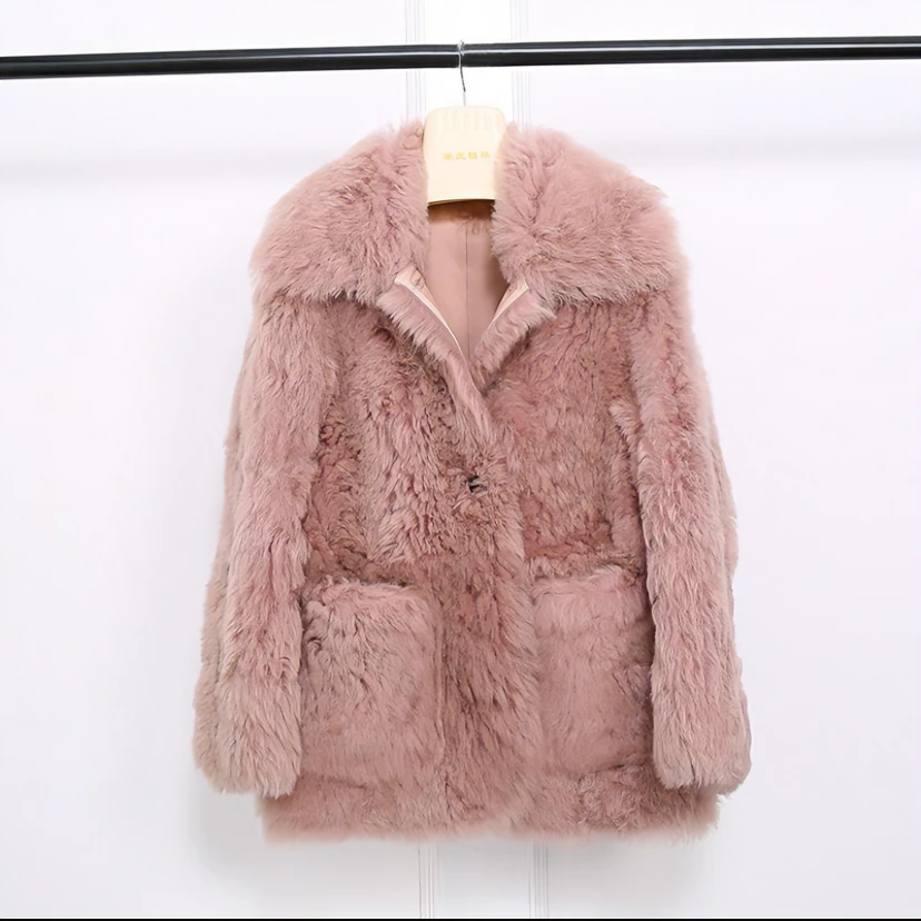 女士时尚翻领托斯卡纳外套