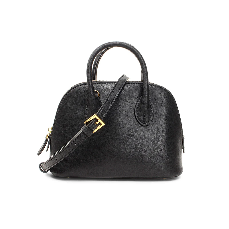 【A020-黑贝壳】新品简约百搭时尚单肩轻便ins休闲女包2042